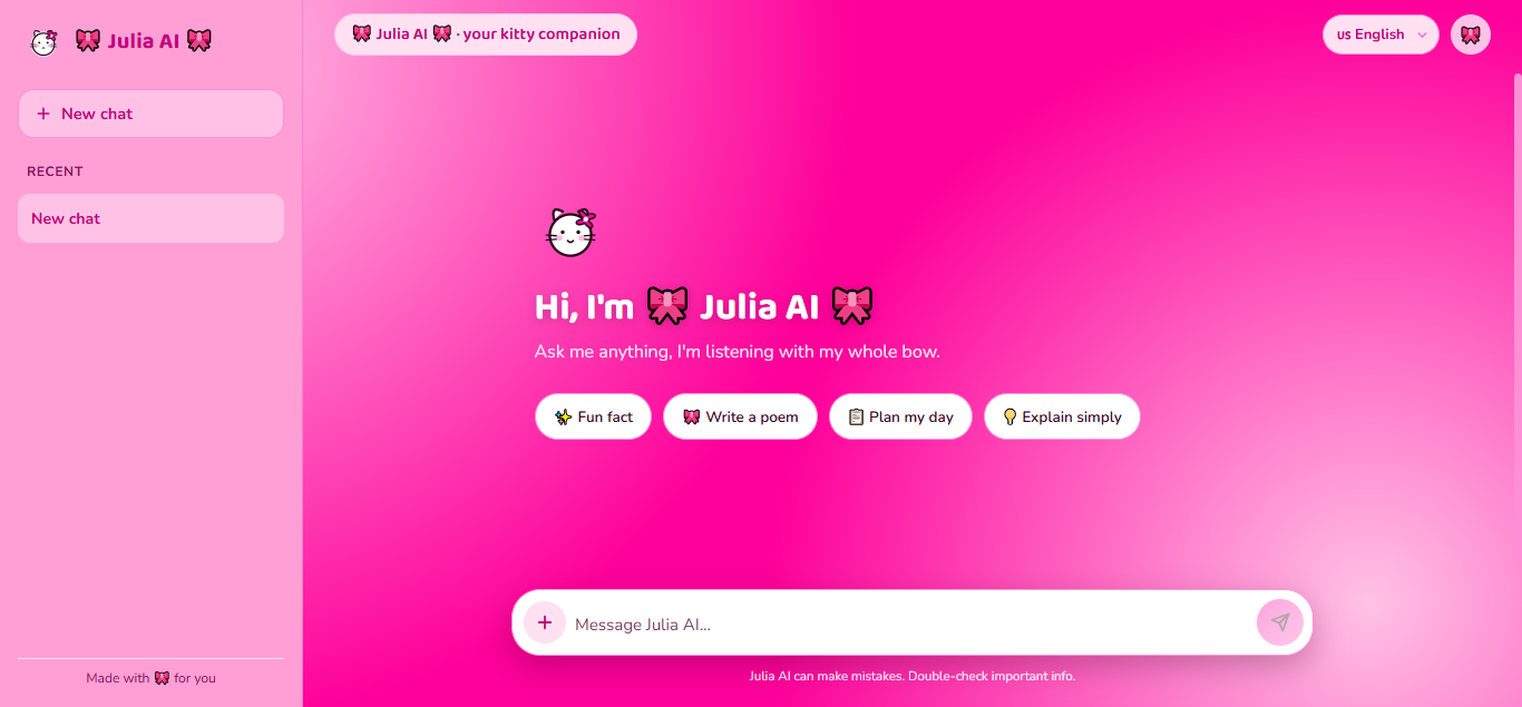 JuliaAI screenshot